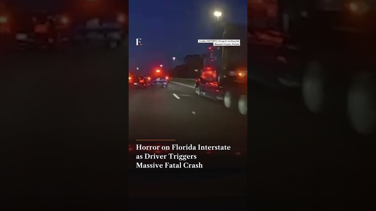 Horror on Florida Interstate as Driver Triggers Massive Fatal Crash | N18G