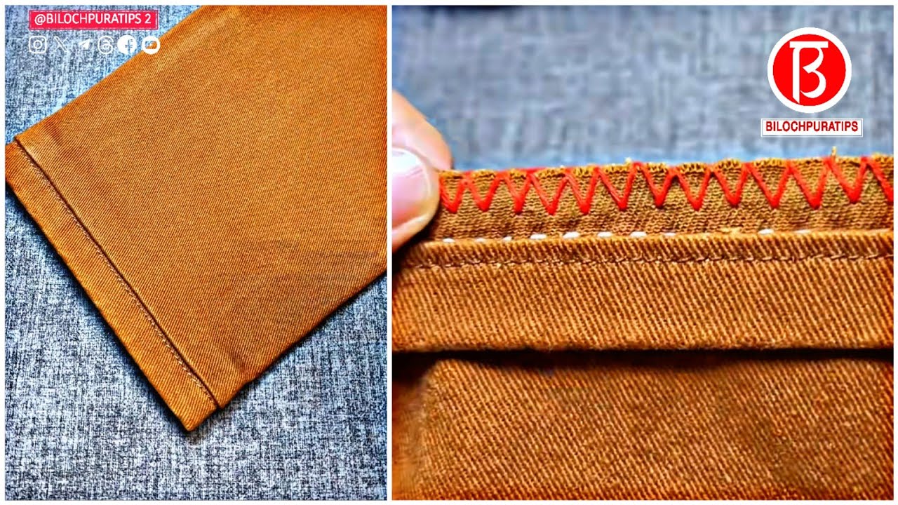 Change the length of your pants at home Full Video Tutorial Episode 127