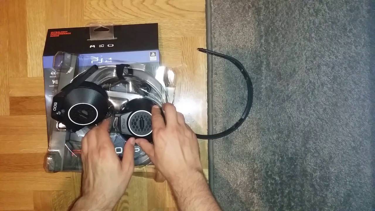 Plantronics RIG 500 hs gaming headphones unboxing / raspakivanje