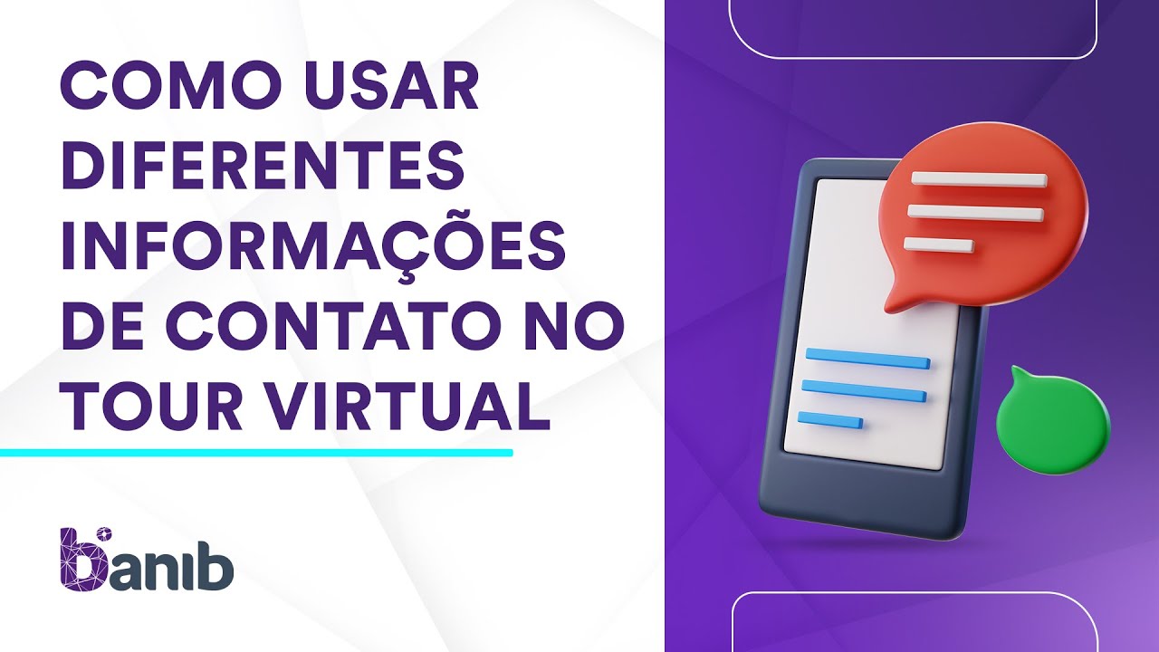 Como usar diferentes informações de contato no Tour Virtual