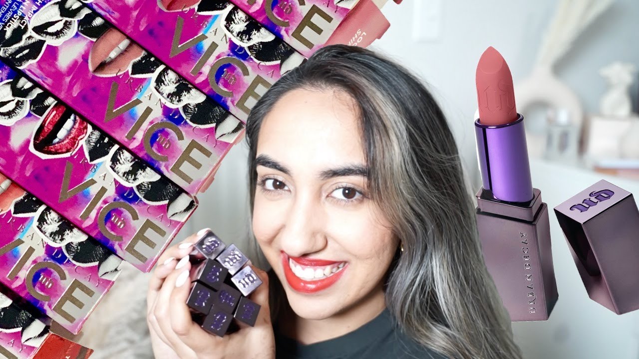 Новые помады Urban Decay Vice — образцы и обзор