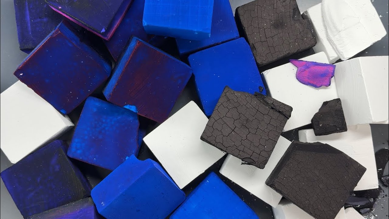 Extremely Buttery Dyed Trio of Black, Blue and Purple 💕