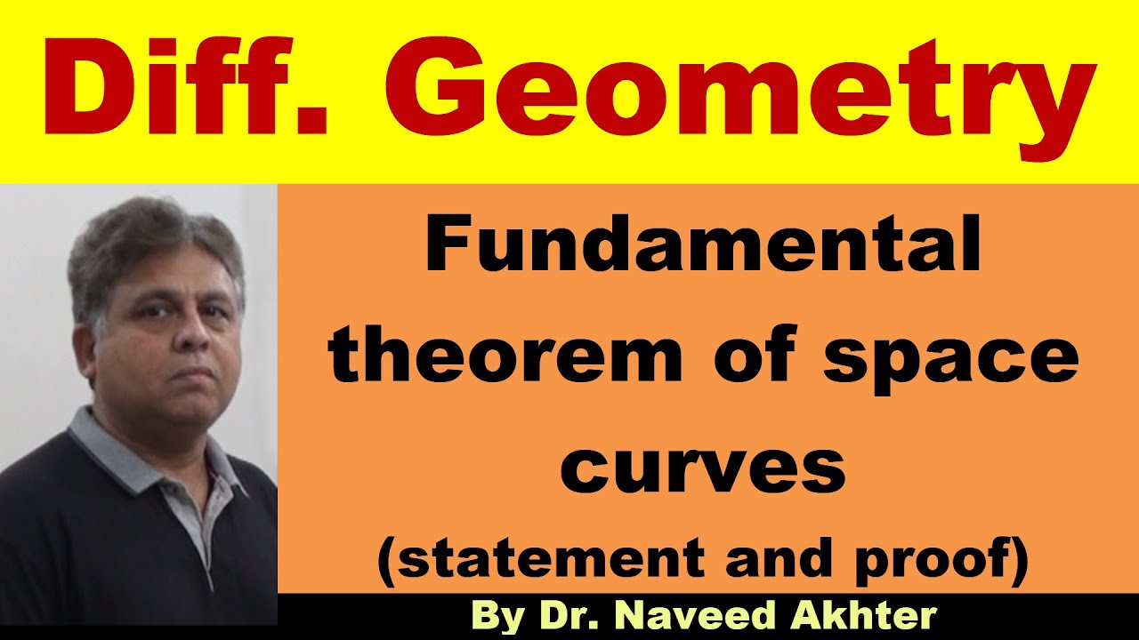 Fundamental Theorem of differential geometry for  space curves(part I). Lec_17 &18. Diff. Geometry