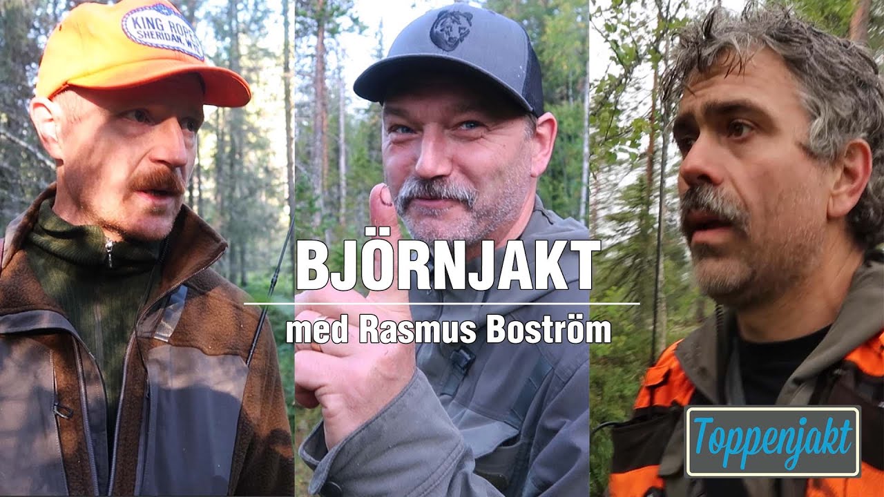Lill-Ove & Kalle Zackari Wahlström jagar björn med Rasmus Boström