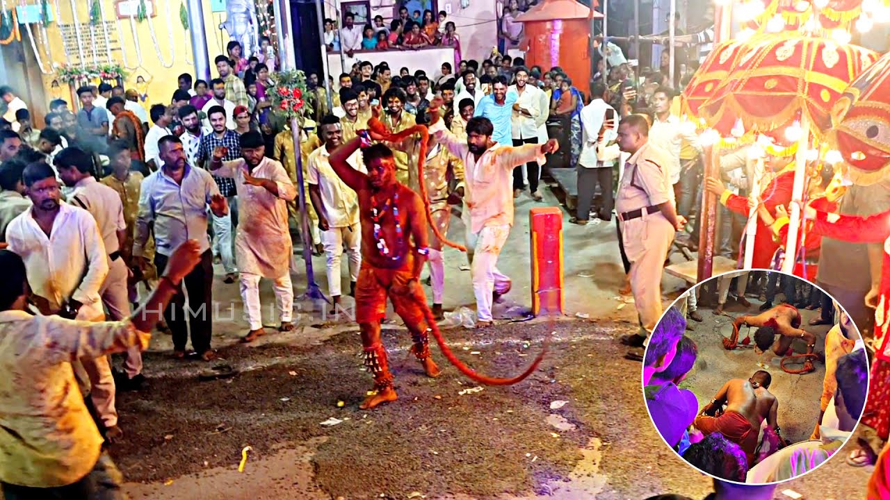 BONALU JATARA 2023 YAKUTPURA | VIKAS POTHARAJU ENTRY AT SRI MAHANKALI POCHAMMA TEMPLE