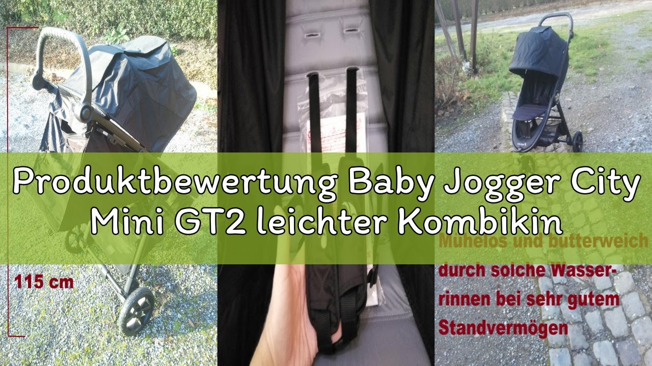 Produktbewertung Baby Jogger City Mini GT2 leichter Kombikinderwagen | Allradfederung für jedes Gelä