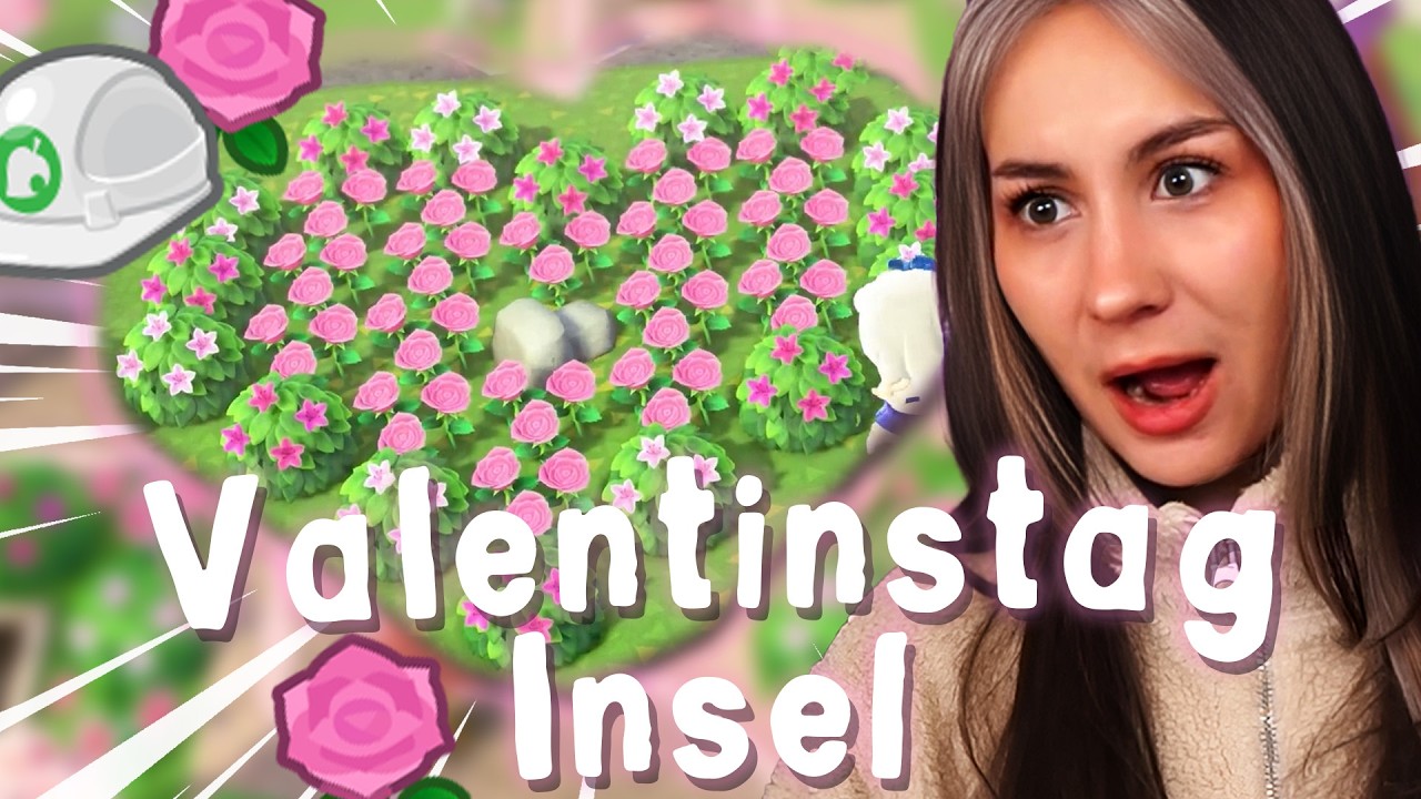 Meine Zuschauer und ich haben eine Valentinstag Insel gebaut