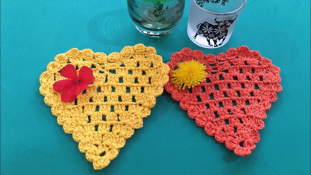 COMO HACER UN CORAZÓN TEJIDO A CROCHET