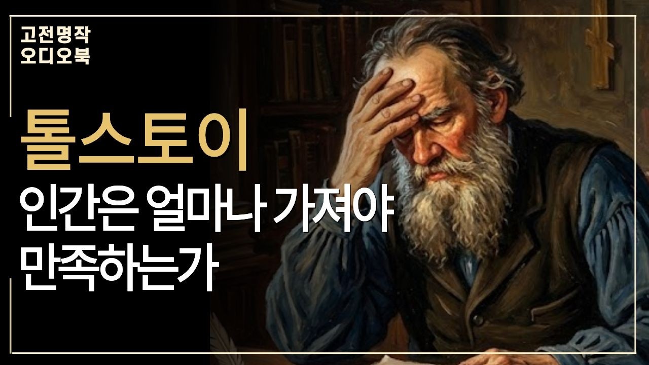 😴꿀잠보장📚| 톨스토이 | ✨세계 최고의 단편  | 사람에게 땅은 얼마나 필요한가 | 📚 수면 오디오북