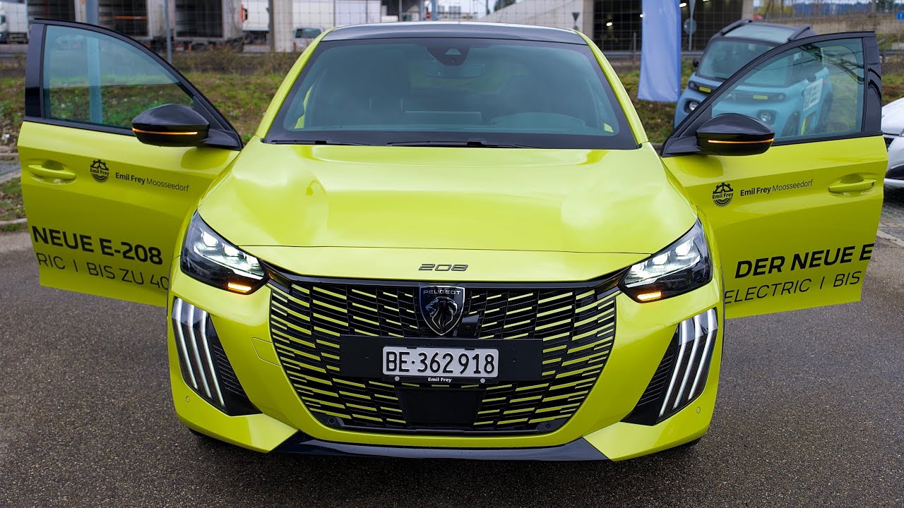 New Peugeot e-208 Facelift 2024