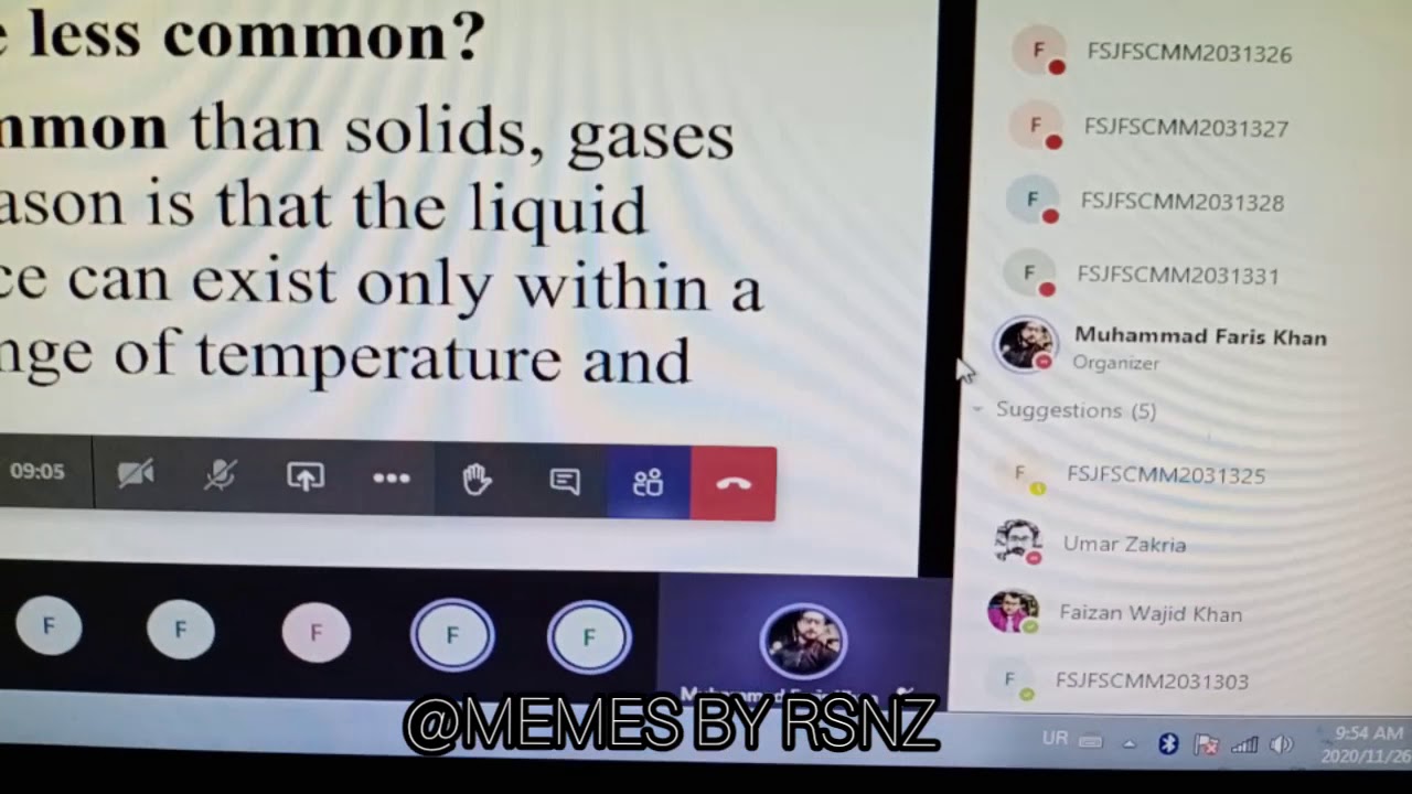 Trolling my teacher in online class on microsoft teams//memes by rsnz