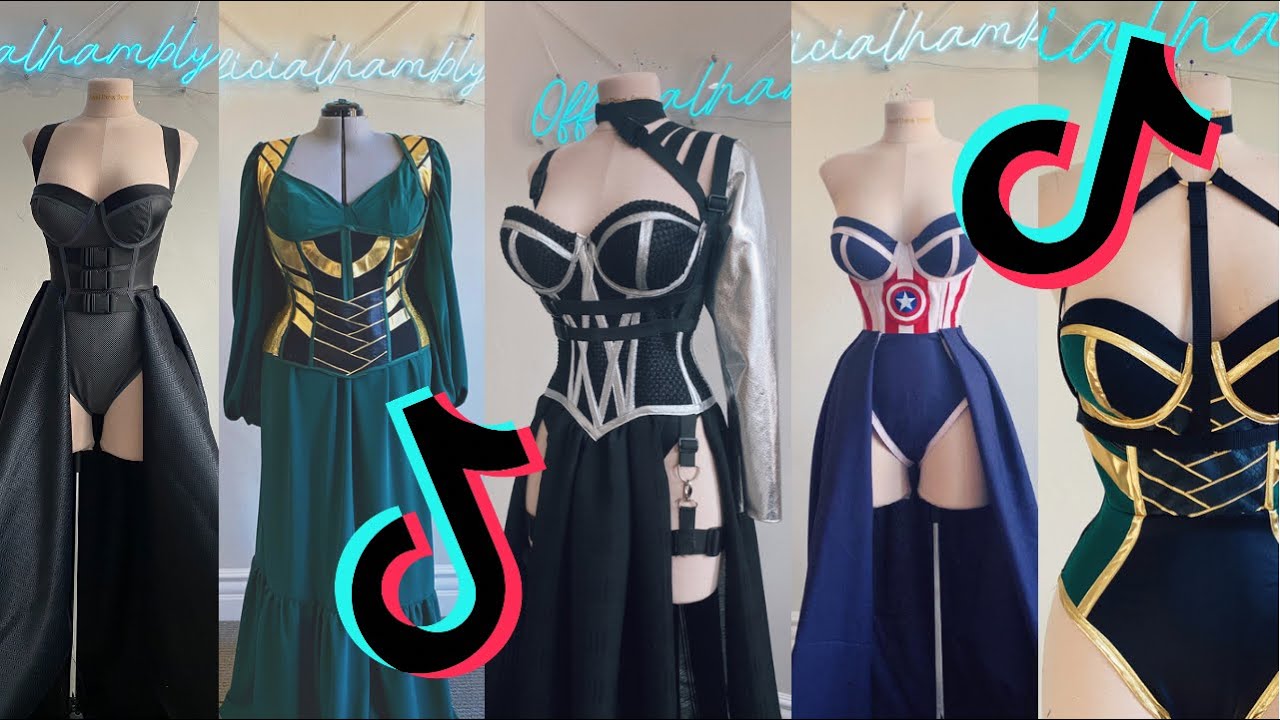 Tiktok Sewing Compilation | Marvel Inspired Dresses