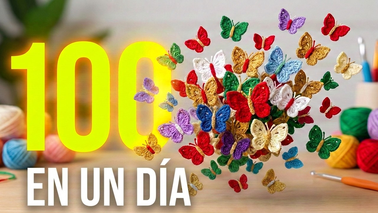 MARIPOSAS TEJIDAS EN TENDENCIA PARA ESTA NAVIDAD!