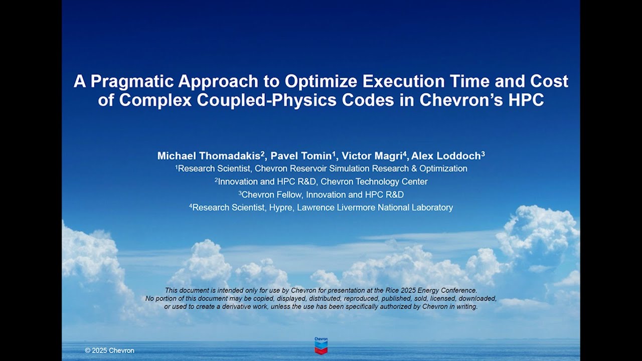 Michael Thomadakis - A Pragmatic Approach to Optimize Execution Time and Cost of Complex..