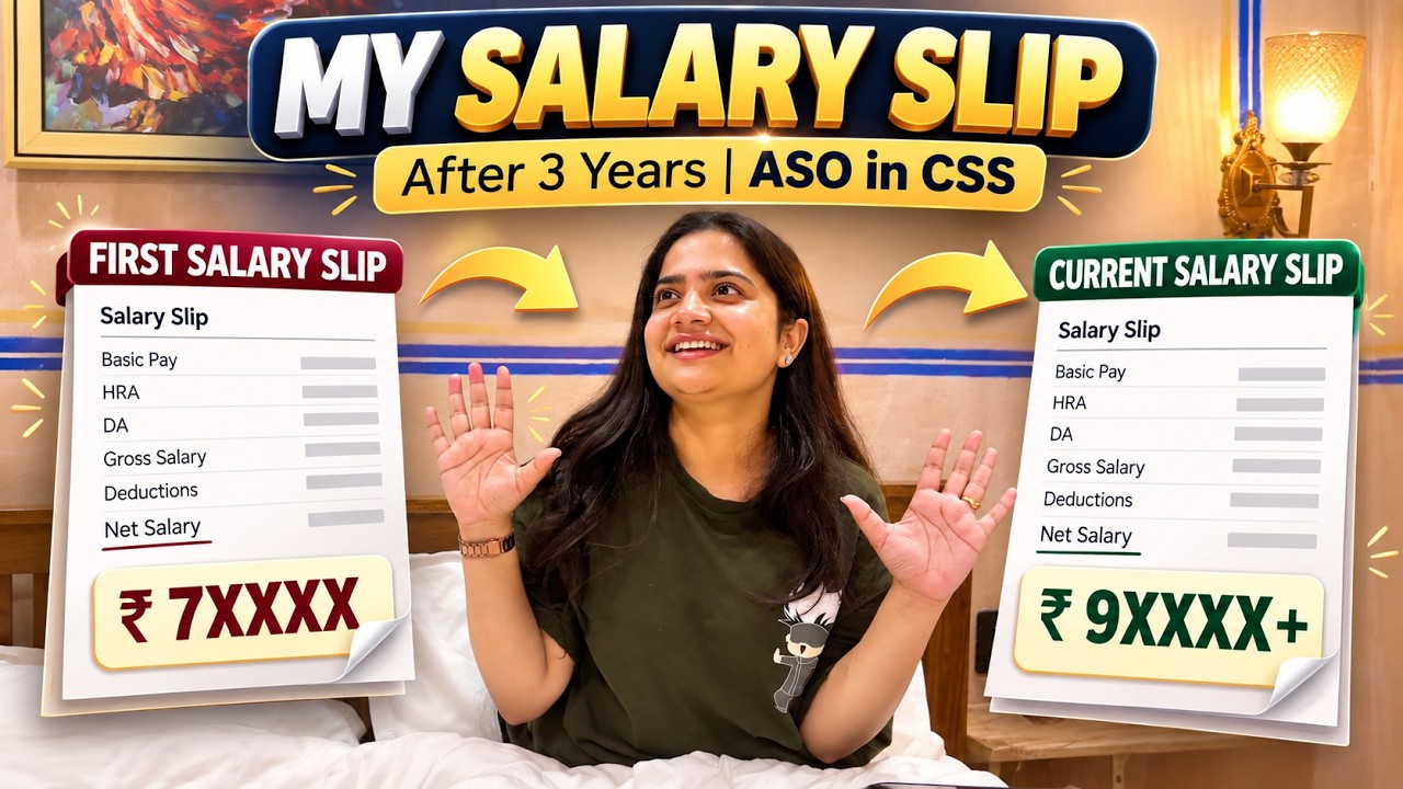 My Salary Slip after 3 years as ASO in CSS | Is there any Salary Hike??  No Income Tax |