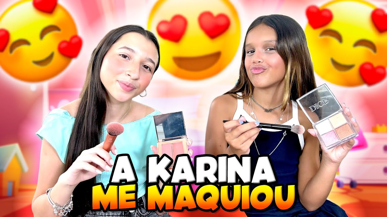 A KARINA FEZ A MINHA MAQUIAGEM (E FICOU LINDA) !!!  • Mafê Rangel •