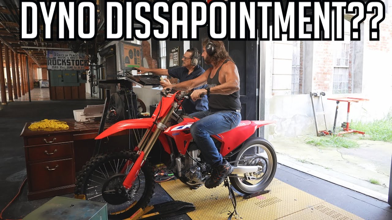 «Разбиватель сердец»: замеры мощности на динамометрическом стенде Honda CRF450R 2022 года = всего...