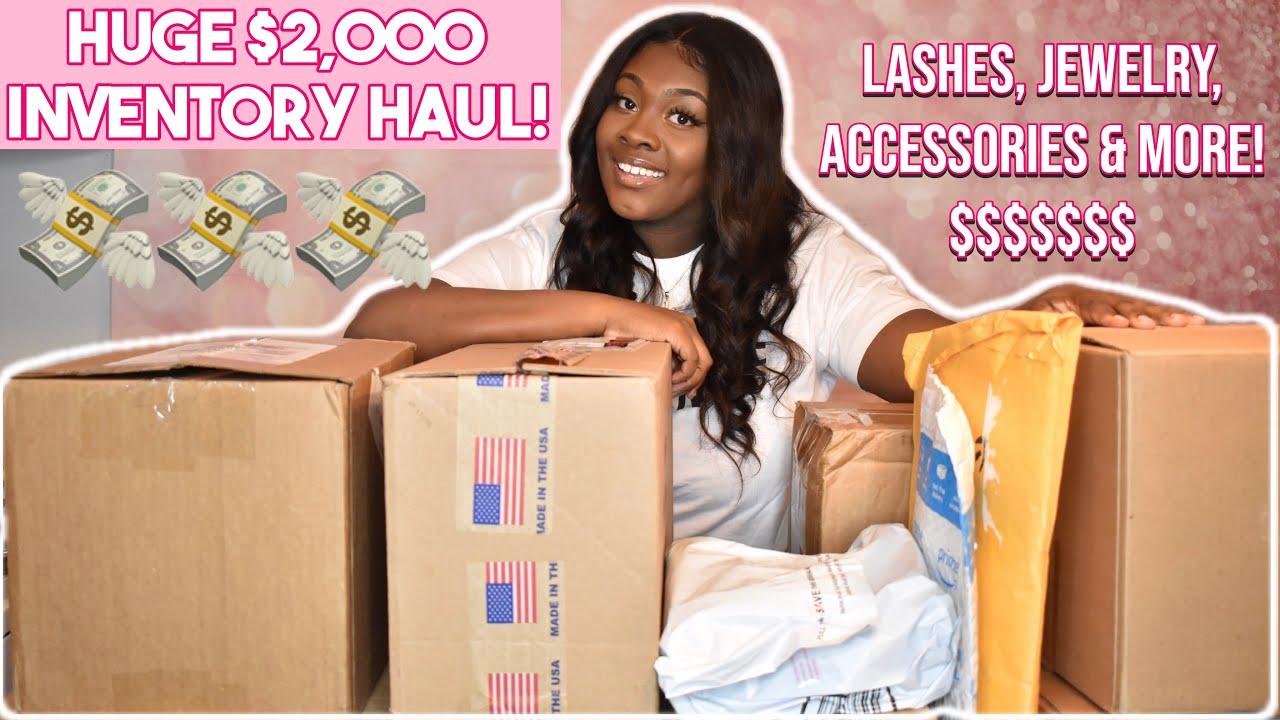 HUGE $2000 BUSINESS INVENTORY UNBOXING HAUL! | LIFE OF AN ENTREPRENEUR