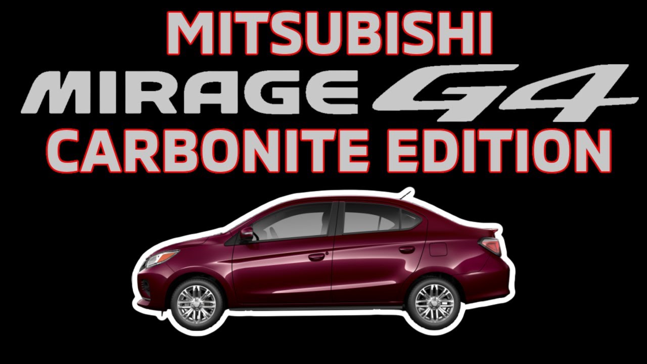 2021 Mitsubishi Mirage G4 Carbonite Edition