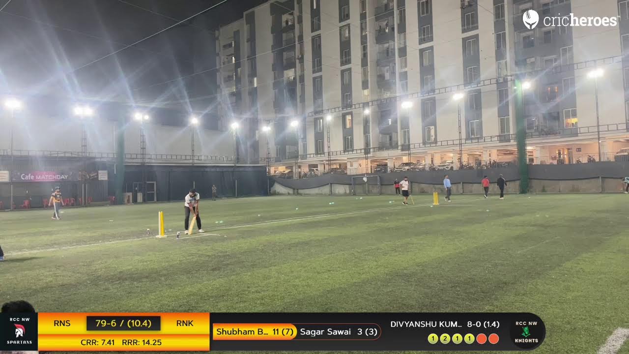RCC NW Knights vs RCC NW Spartans | Night Group By RCC(League Matches) | Live - Pune MatchDay Aren…