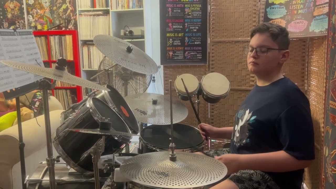 I miss the quiet but I drum to it