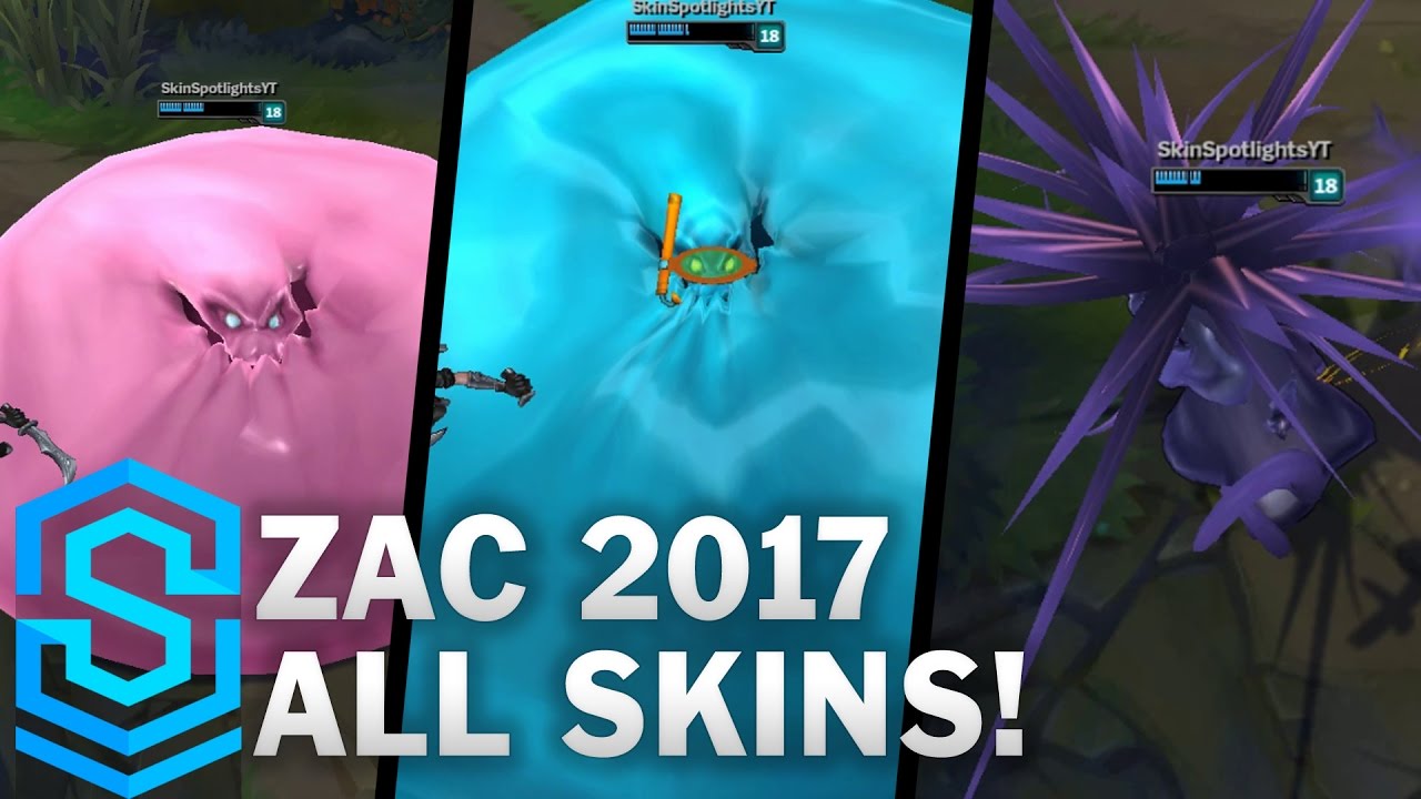 Zac | Midseason Update 2017 | All Skins