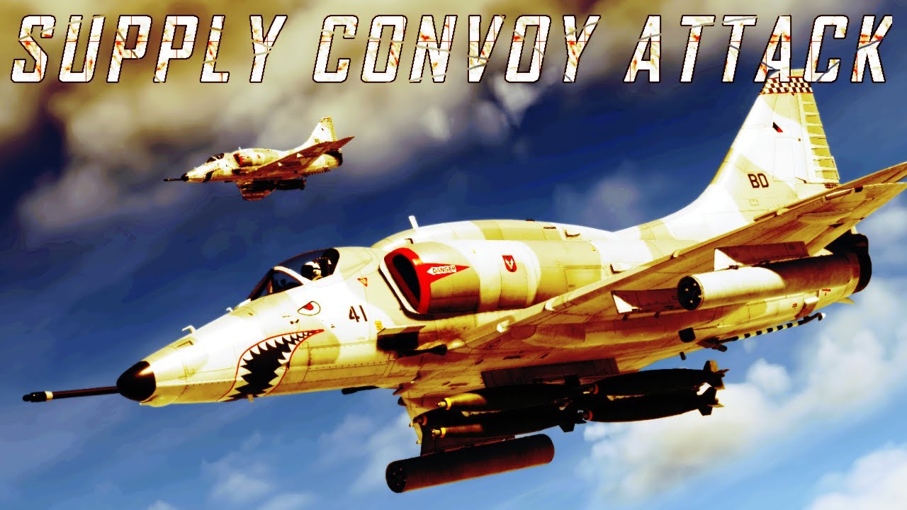 Supply Convoy Attack | DCS A-4 Skyhawk Mod