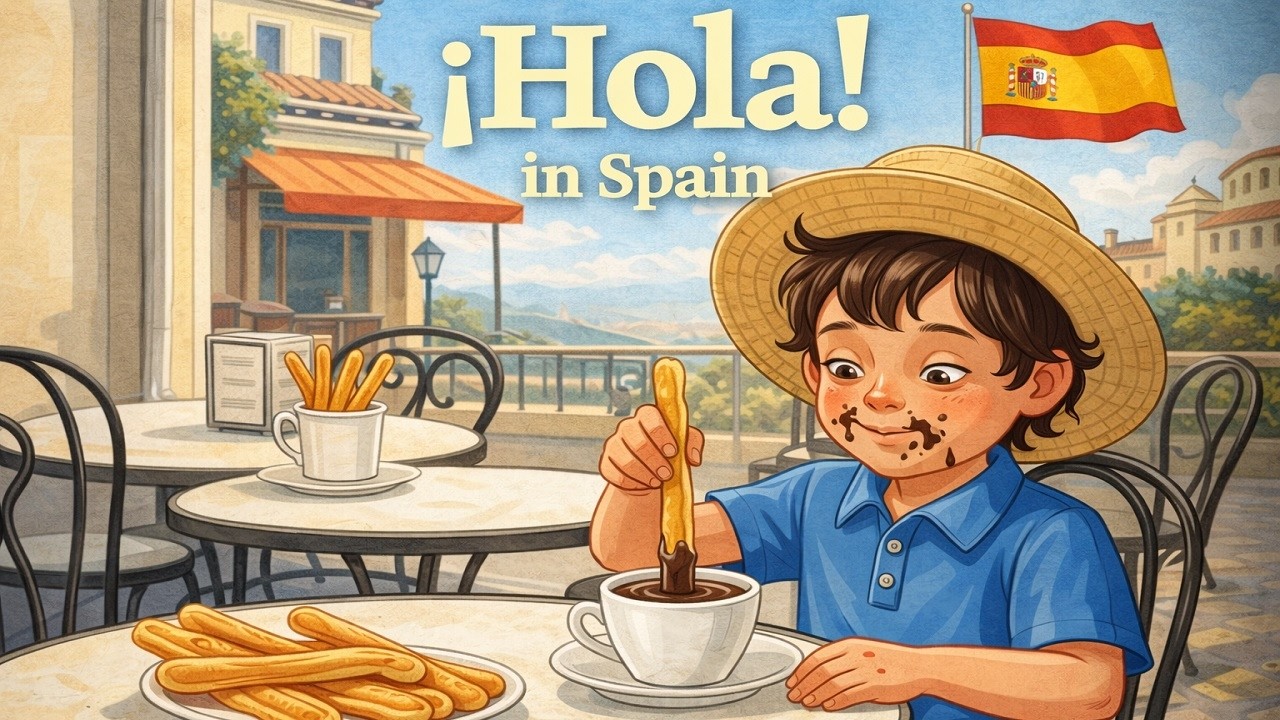 Mateo’s Sunny Spanish Adventure | A Story About Exploring Spain!