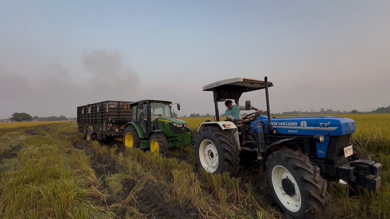 ਅੱਜ ਟਰਾਲੀ ਬੜੀ ਔਖੀ ਨਿਕਲੀ॥ ਨਾਲੇ ਫੇਰੀਆਂ ਮੱਲਚਰ॥#farmer #farming 
