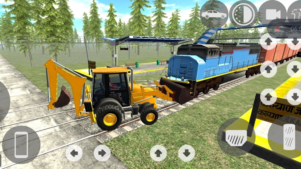 JCB vs Train 😱 Railway Track Par Sabse Khatarnak Stunt | Indian Bikes Drive 3D