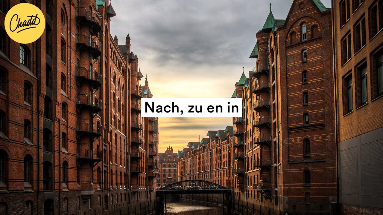 Nach, zu & in: wanneer gebruik je welke? - Mr. Chadd Academy