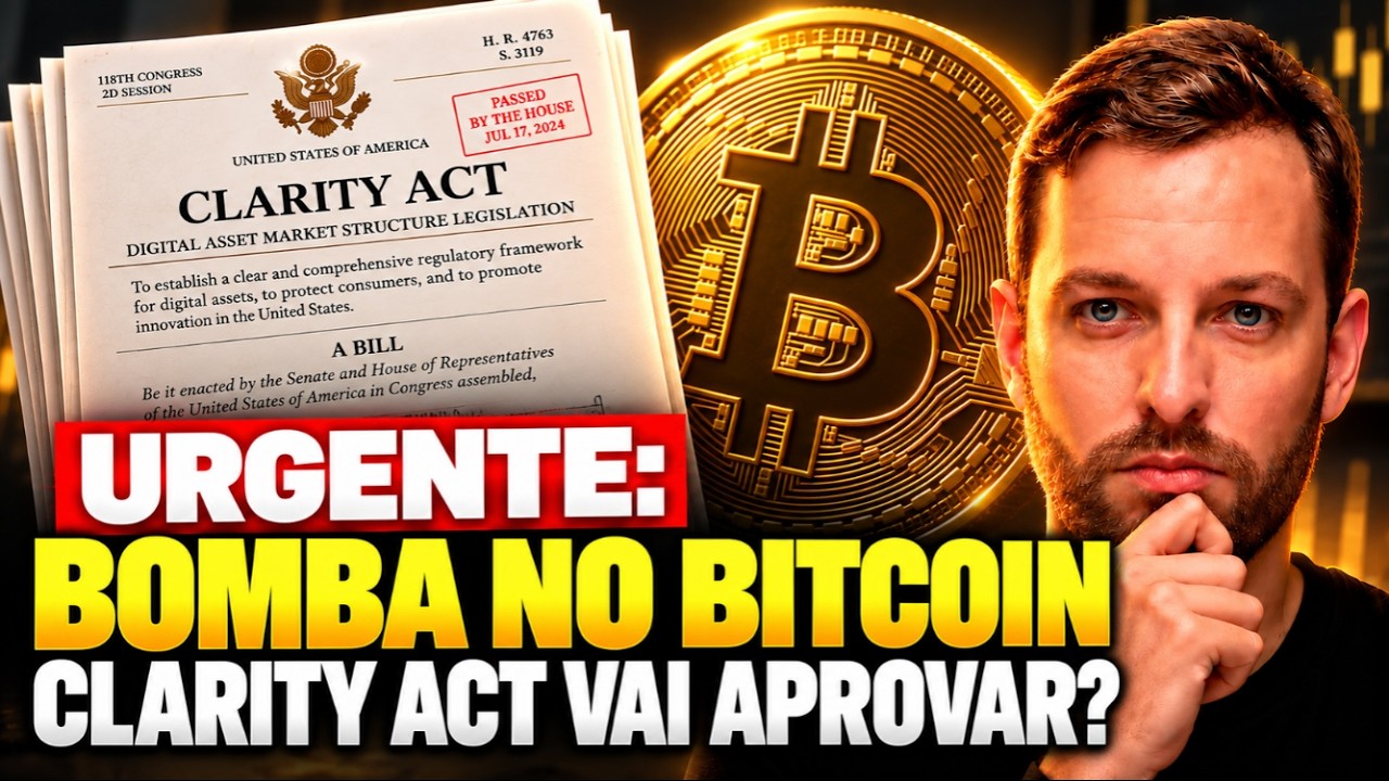URGENTE: CLARITY ACT MUDOU TUDO! BITCOIN DEVE FAZER ESSE MOVIMENTO EXPLOSIVO AMANH&Atilde;