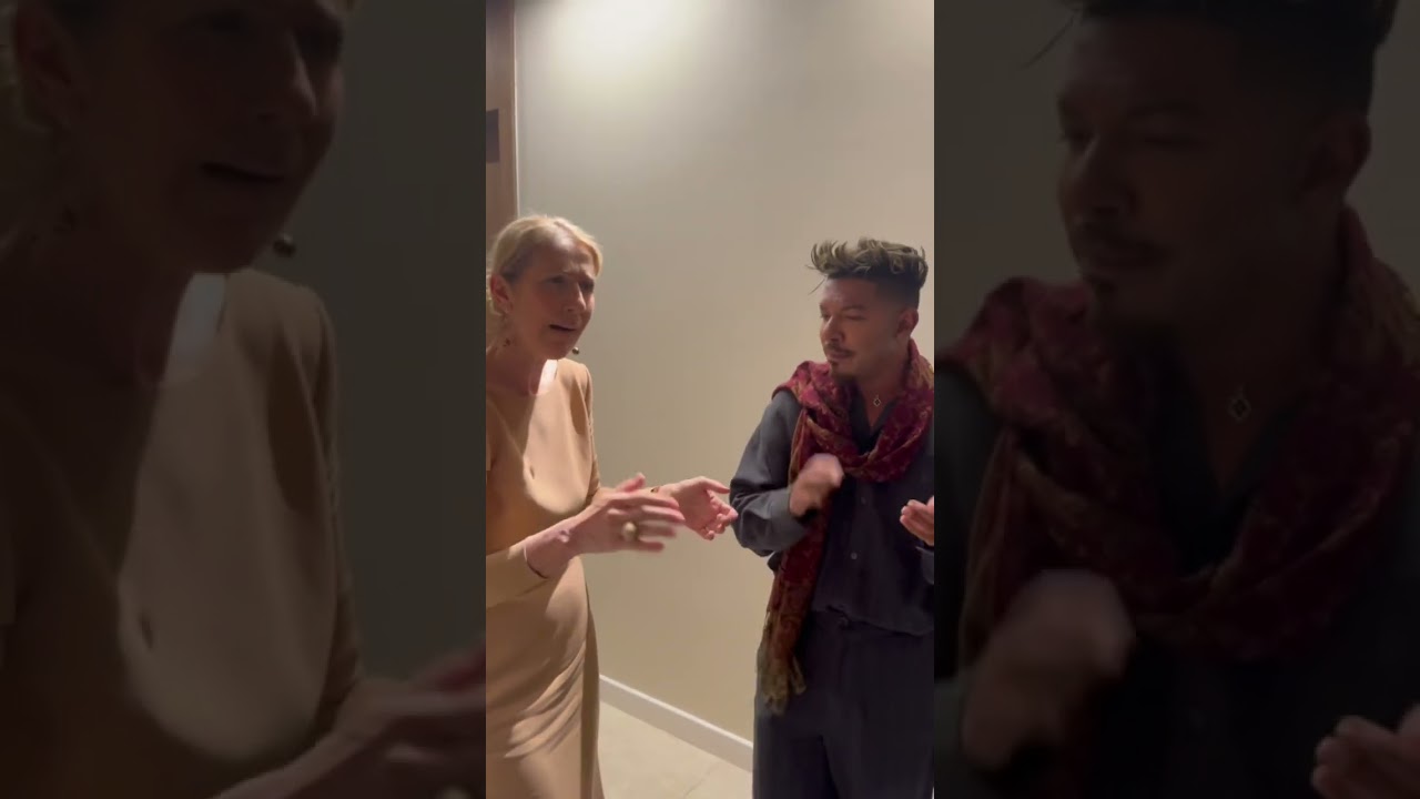 Stevie Mackey singing an UNEXPECTED duet with the legend #celinedion!