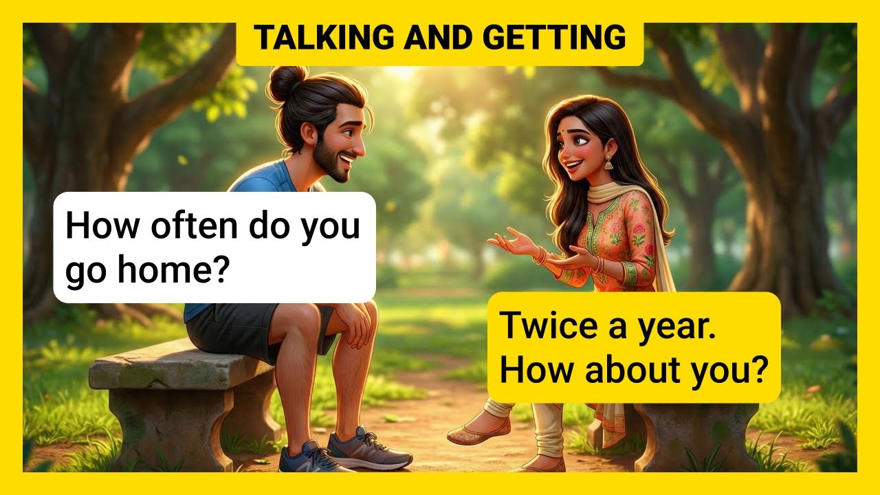 Basic English Conversation Practice | Talking And Getting | English for Beginners