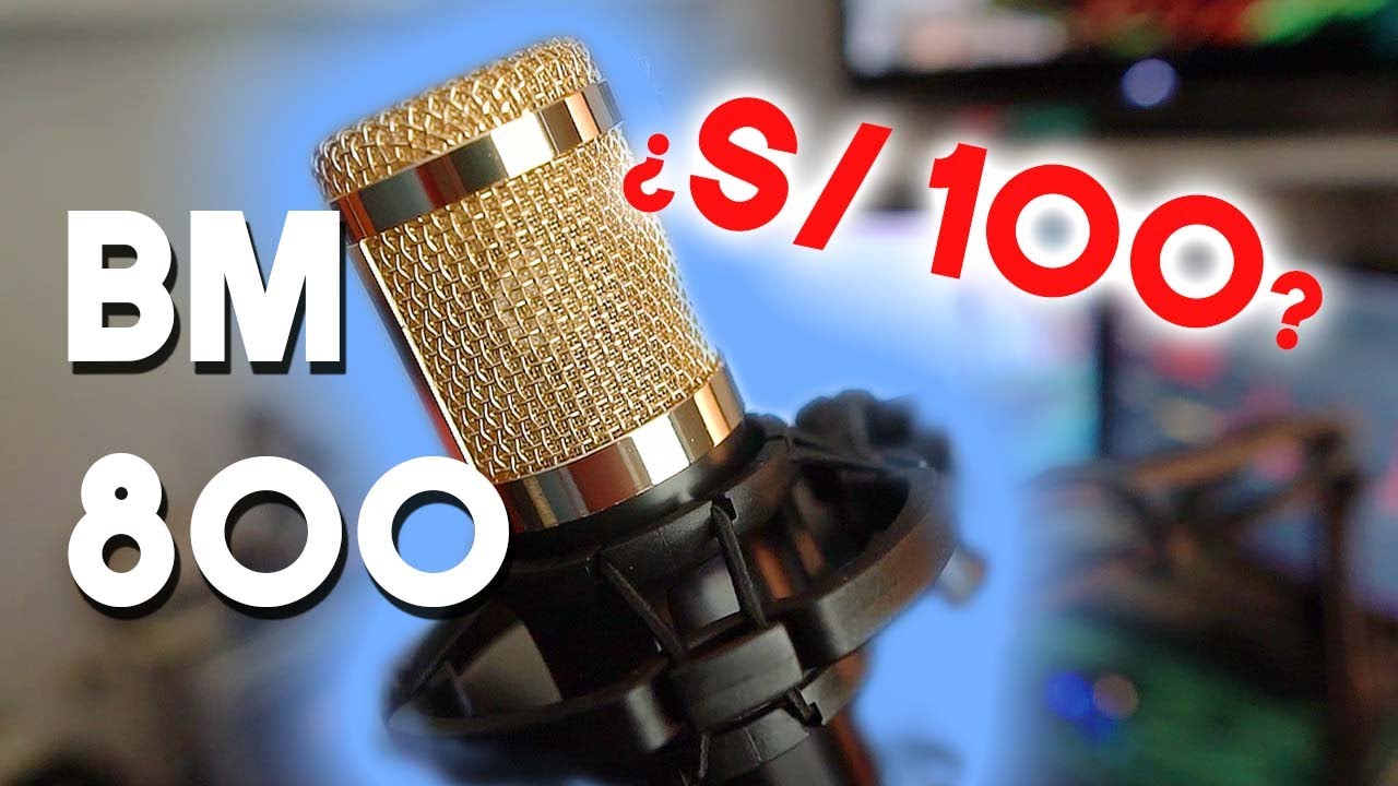 Micrófono Bueno, Bonito y Barato para streamear - REVIEW BM 800