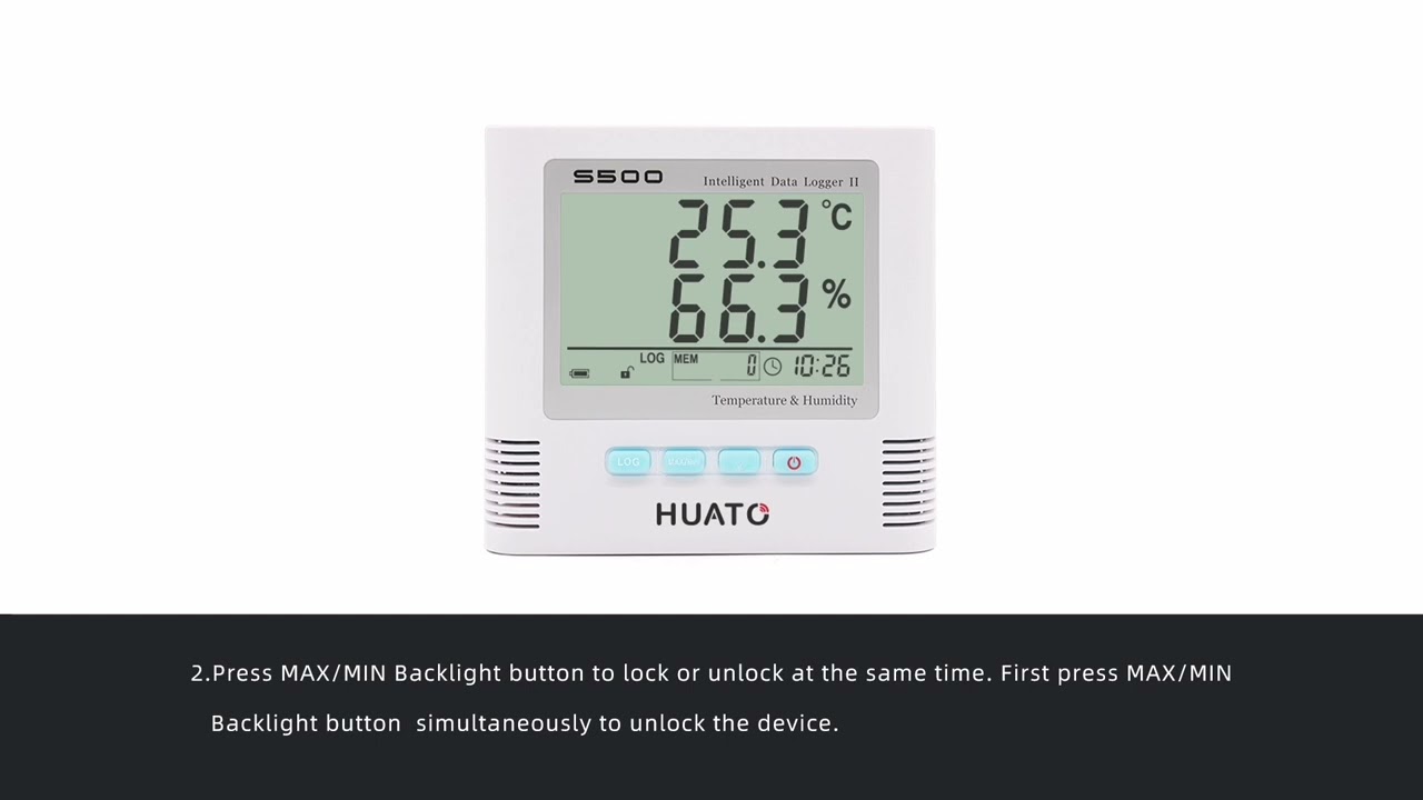 Huato S500 Temperature data logger with high accuracy