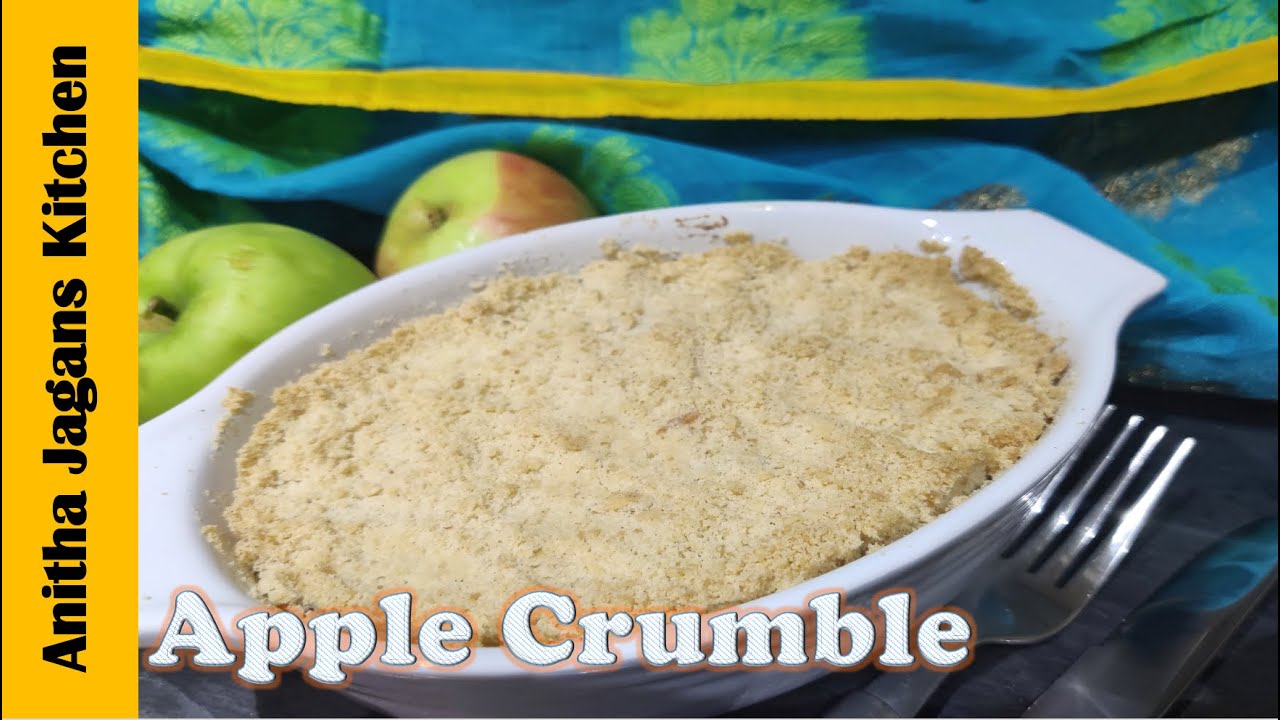 Apple Crumble Recipe | Delicious and Easy to make Homemade Apple Crumble recipe| anithajaganskitchen