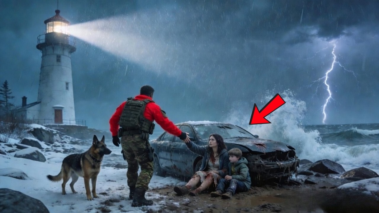 Un Navy SEAL Siguió a su Perro en Medio de la Tormenta… Lo que Descubrieron Salvó a Toda una Familia