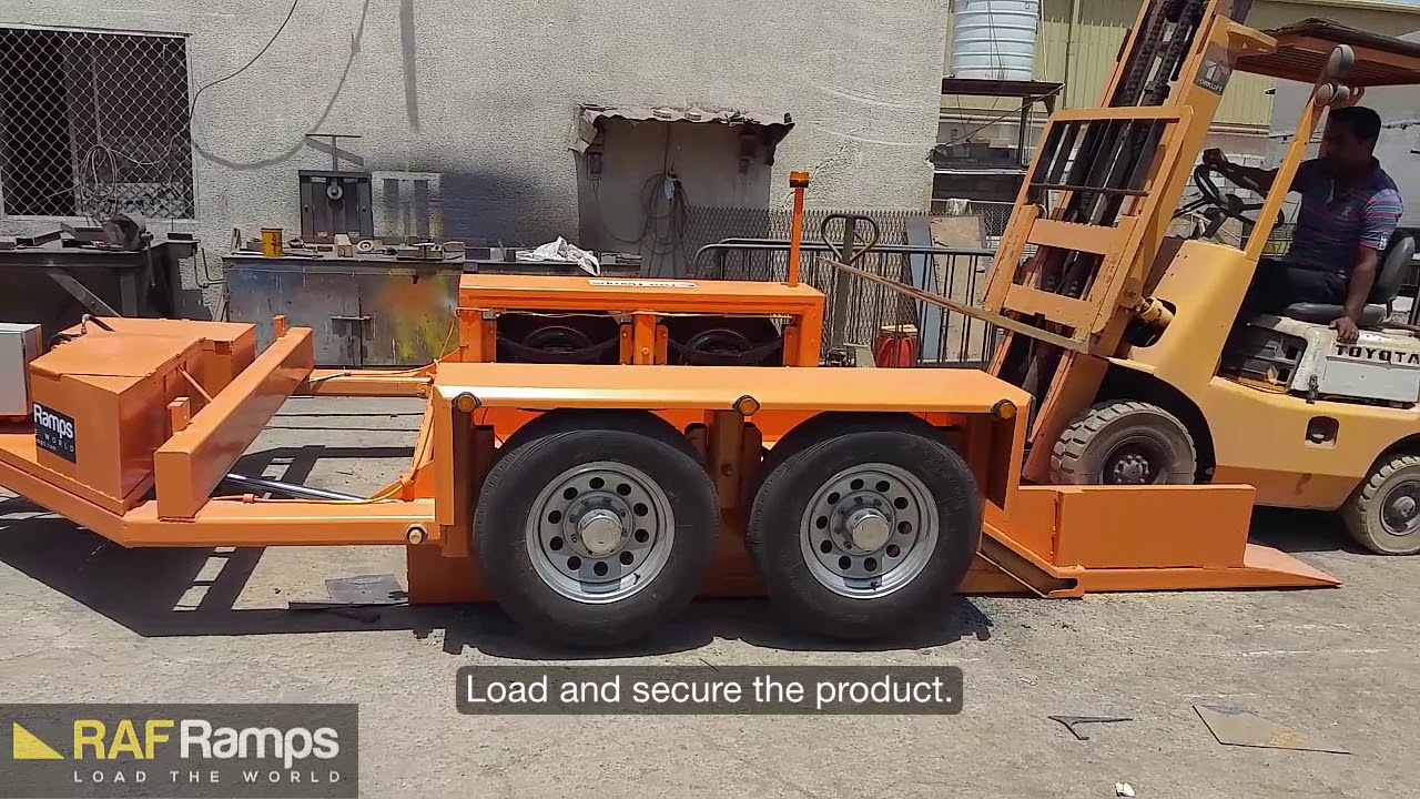 RafRamps Drop deck Trailer