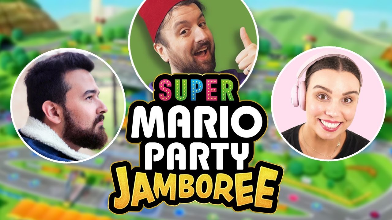 Speeding Around the Race Track in Super Mario Party Jamboree