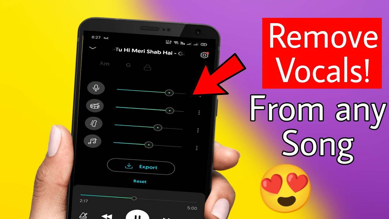 How to remove vocals from any song in mobile  | New Music app