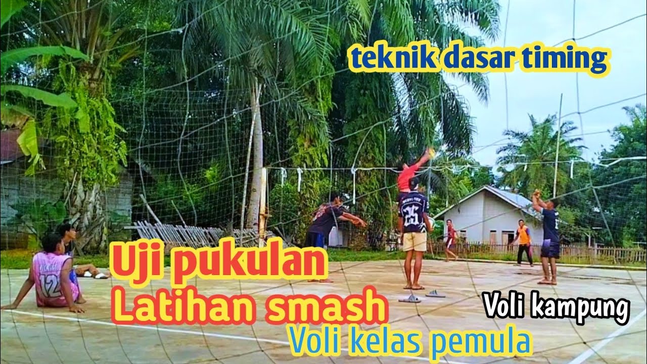 WARMING UP VOLI KAMPUNG || UJI PUKULAN DAN MELATIH TIMING 