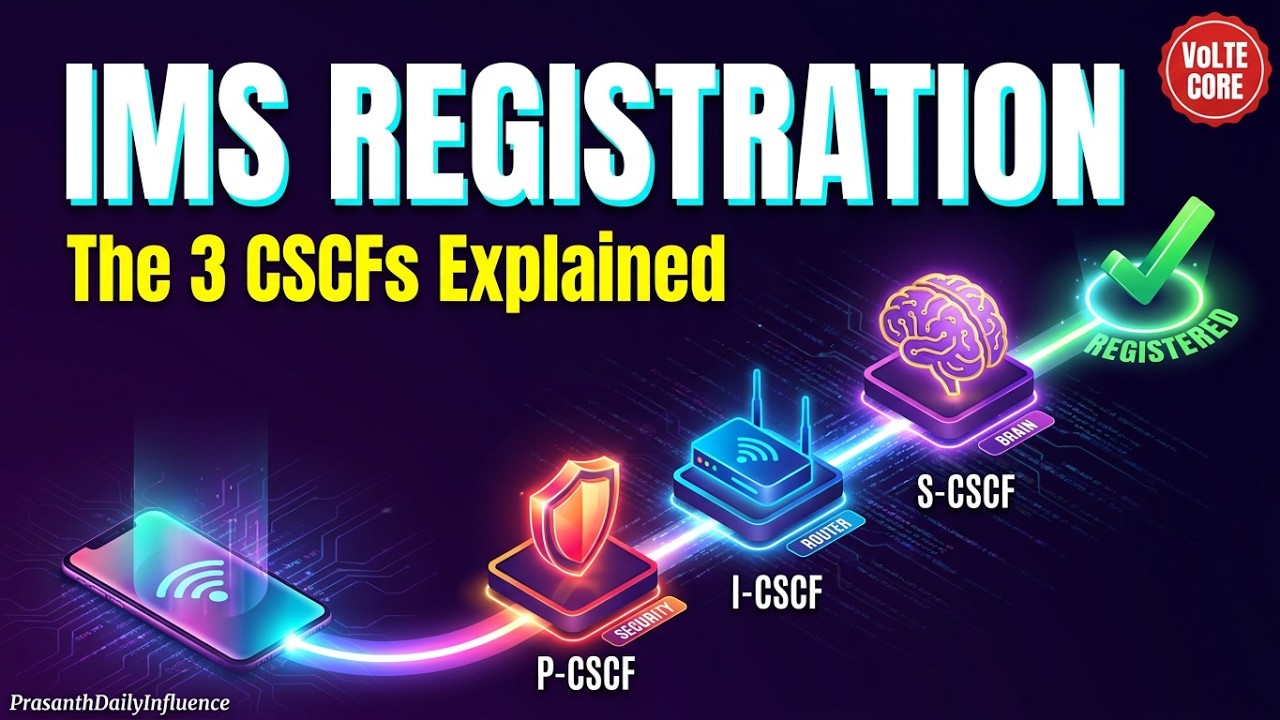 Understanding IMS Registration: P-CSCF, I-CSCF, and S-CSCF Roles