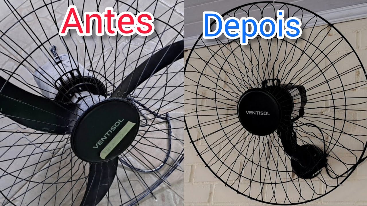 Como consertar ventilador de parede  (parte 1)