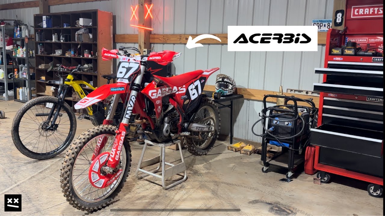 BEST HAND GUARDS! ACERBIS X-FACTORY HAND-GUARD REVIEW + INSTALL (Gas Gas MC250f)