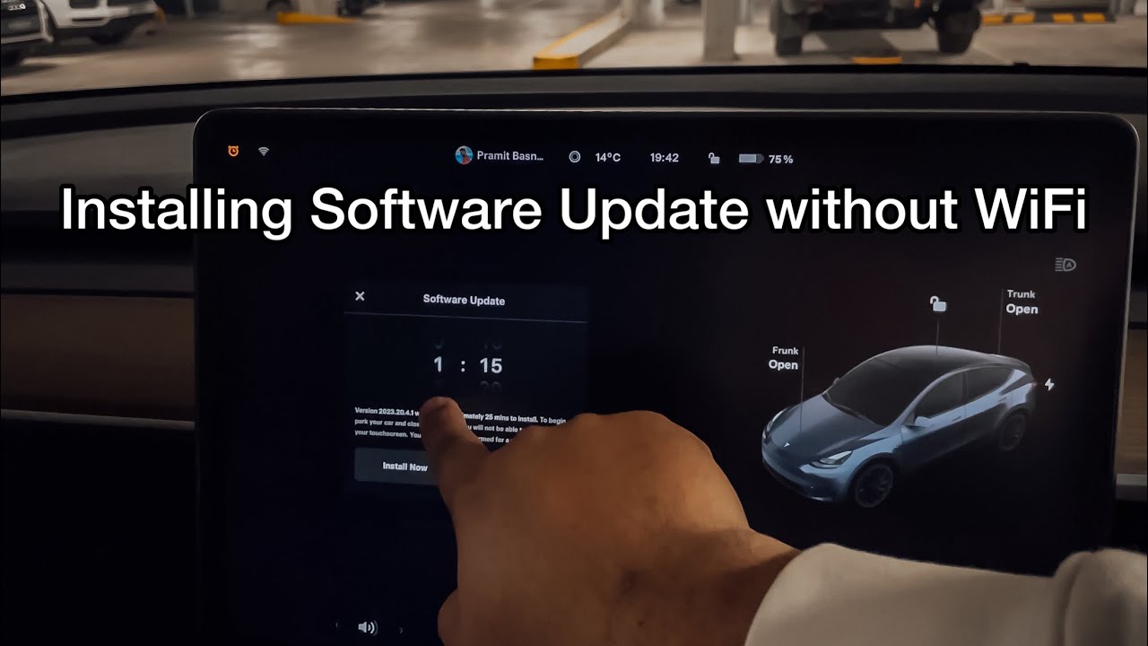 How to update your Tesla Model Y living in an apartment?