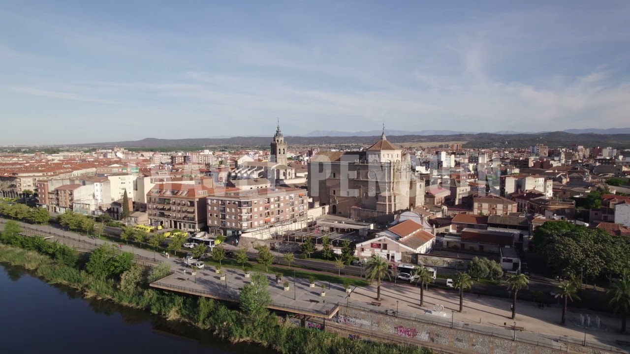 Spain 🇪🇸 Talavera de la Reina [4K] Drone Stock Footage 1