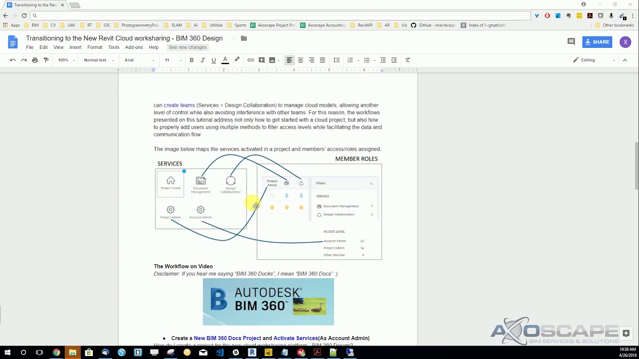 BIM 360 Design - Introduction to cloud worksharing - 01/17