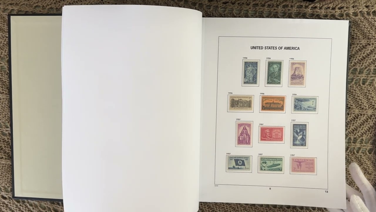 Моя коллекция почтовых марок США 1945 - 1970 | My postage stamp collection of USA 1945 - 1970