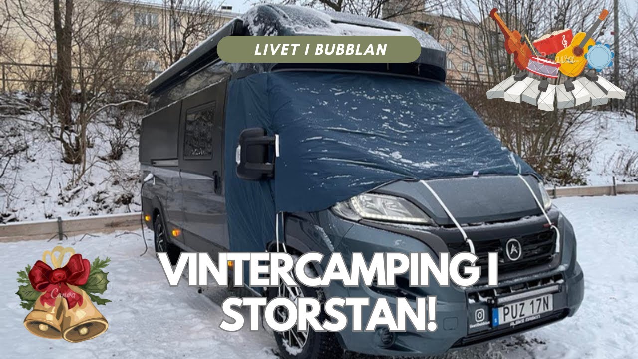 Första campingen i minusgrader med vår Affinity!